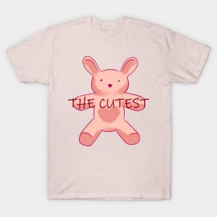 The cutest bunny pink T-Shirt